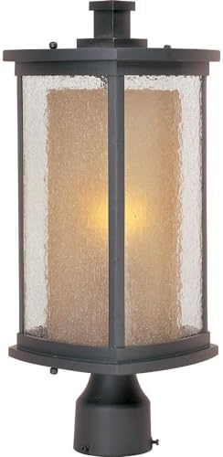 Maxim Bungalow-One Light Outdoor Post Mount in Modern Style-8 Inches Wide by 18 inches high