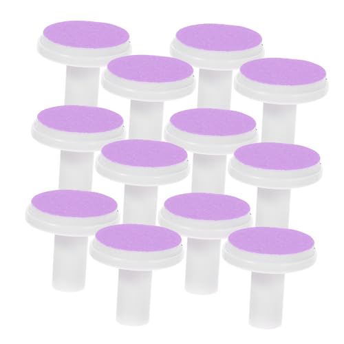 minkissy Nail File Pads 12pcs Baby Nail Grinding Heads Replacement Trimmer Pads Nail Accessory Kit Nail Tool for Boys and Girls