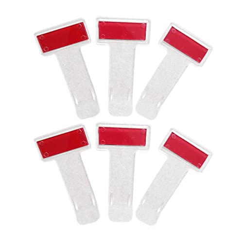 Ronyme 6Pcs Pare-Brise Parking Pass Permis Carte Porte-Billet Clip Auto-Adhésif Cover