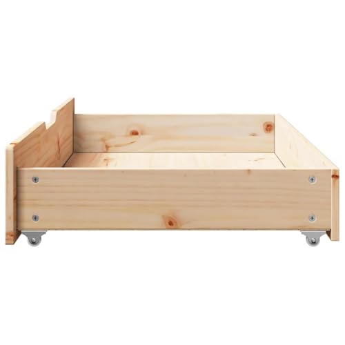 Cajones de cama bajo somier, sistema de almacenamiento con ruedas para ahorrar espacio 5