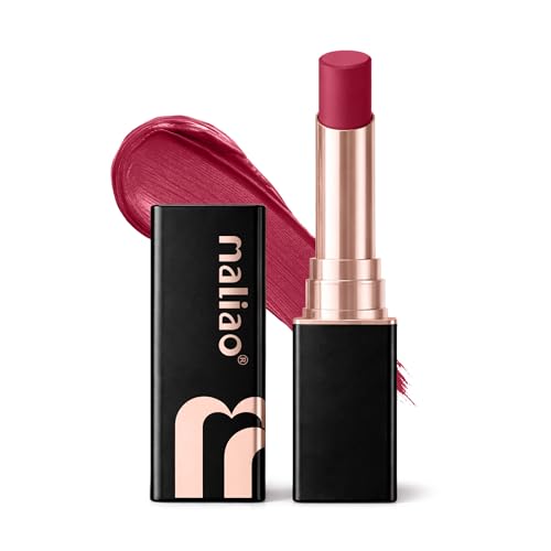Image of Maliao Made To Stay Lipstick | Non-Transfer Lipstick | Matte Finish | Long-Lasting & Smudge-Proof Formula | Comfortable All-Day Wear | Red wine | 3.8g