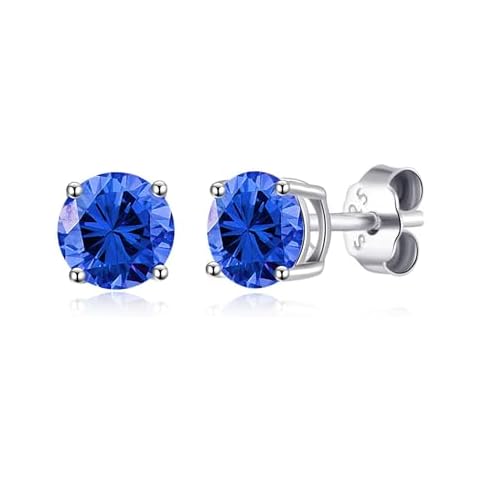Philip Jones Sterling Silver Sapphire Earrings Cover