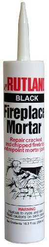Rutland Products, Black Rutland Fireplace Mortar Cartridge, 10.3-Ounce