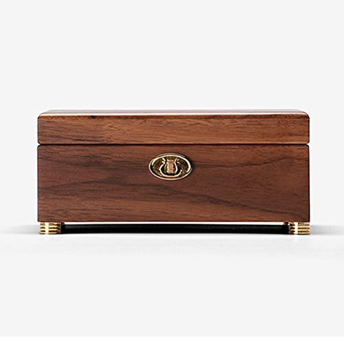 Softalk Wooden Music Box Rhymes High-End Collectible Musical Boxs Gifts For Christmas,Birthday Valentine's Day (30 Note Single Layer Music Box, Tune ; Elfen Lied) #TOP4