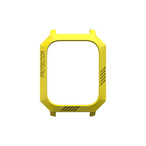Image of SIKAI CASE SIKAI Bumper Case Cover for Amazfit GTS Anti-Scratch Lightweight Shockproof Screen Protector for Huami Amazfit GTS Smart Watch (Yellow)
