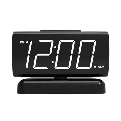 Reloj digital LED giratorio que elimina la fatiga visual en dormitorios 2