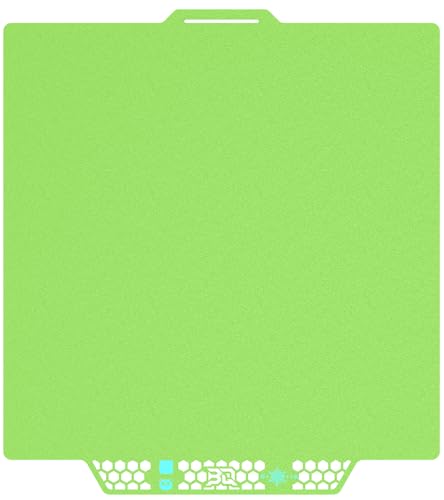 Image of BIQU CryoGrip Pro Glacier Green Compatible with Bambu-Lab P1S /P1P /P2S /X2D /X1C /X1E /A1 3D Printers 257x257MM Panda Build Plate Double Sided Upgrade Removable Surface Platform
