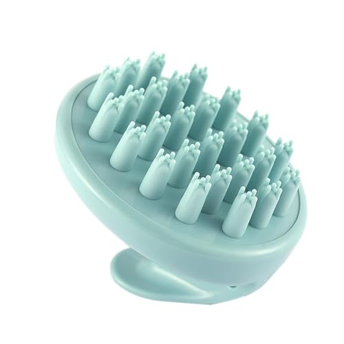 Spazzola per shampoo in silicone – Spazzola delicata per massaggiare il cuoio capelluto Impugnatura comoda, setole per pulizia profonda | migliora il flusso sanguigno e la salute del cuoio capelluto,