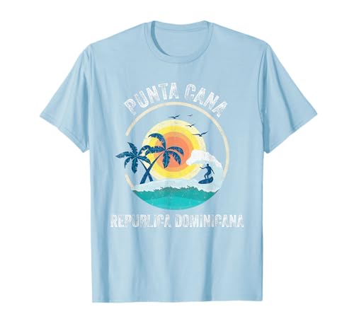 Punta Cana, Republica Dominicana Souvenir Vintage T-shirt Camiseta