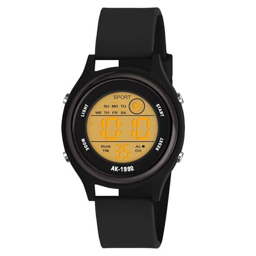 Image of ON TIME OCTUS Waterproof Digital Kids Watch | Multi-Functional Unisex Sports Watch with 7 LED Colors | Ideal for Boys & Girls and Women Age Above 7 Years