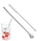 Cuillère à paille filtrante avec paille filtrante à - Filtre à boire...