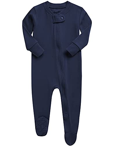 Image of VAENAIT BABY Infant Toddler Boys Girls Footed One-Piece Sleep and Play Premium Modal Pajamas 1-2 Pieces