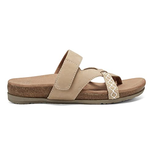 Earth Origins Women's Ossi Slide-On Sandals for Casual Comfort and Arch Support
