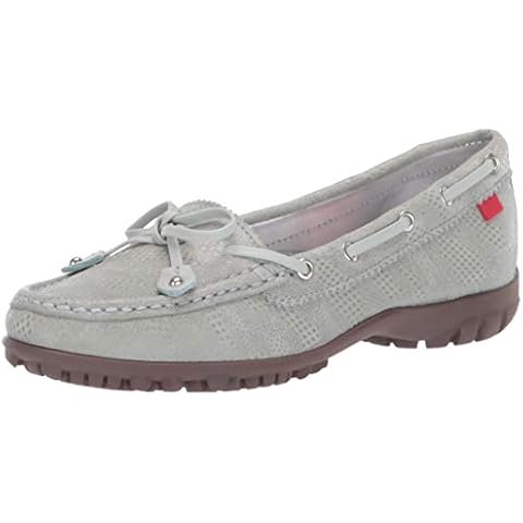 MARC JOSEPH NEW YORK Women's Leather Made in Brazil Cypress Hill Golf Shoe, Mint Glaze, 8 UK Cover