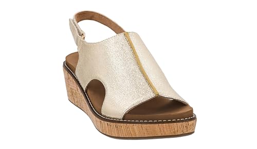 Image of Corkys Footwear Volta Wedge - Chic Elegance Meets All-Year Comfort with a 2-Inch Cork Heel and Marshmallow Insole for Stylish Everyday Wear and All-Day Comfort
