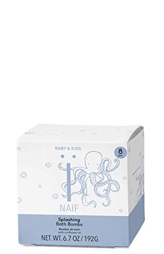 Naïf Salpicaduras De Bombas De Baño Para Bebés Y Niños 240 G, Blanco Cover