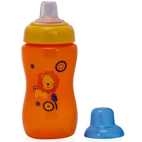 Image of Adore Spouty Silicon Soft Spout Sipper with Hood 270ml (Orange)