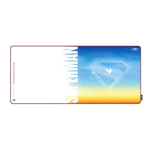 Tapis de Souris XXL Lexip Superman Surface Micro-Texturée pour Souris Optique