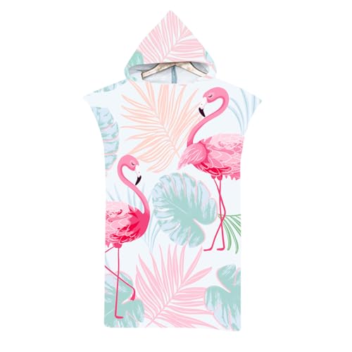 LOMTRATS Poncho da Surf ad Asciugatura Rapida, Asciugamano, Vestaglia, con Cappuccio, per Adulti, Uomini e Donne, in Microfibra, Nuoto, Spiaggia, Surf, Immersioni