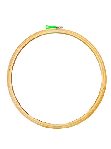 Image of Vahvaa Wooden Embroidery Ring Frame Hoop Size 10 Inches 2 Pcs Combo