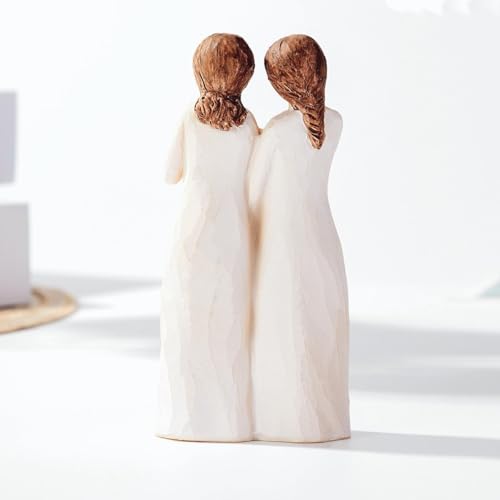 Sister Gifts for Women,4.90” Sister Gifts Figurine for Best Friend,Sister Birthday Gifts,Sisters Gifts from Sister,Women Gifts for Sister and Best Friend on Birthday and Sisters' Day - Image 4