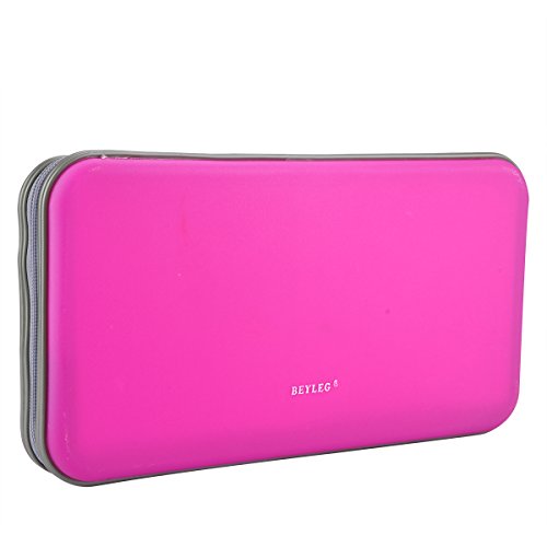 Wismart 72 Capacity Heavy Duty Cd Dvd Blu-Ray Media Case Storage Holder Organizer Wallet (Peachblow) #TOP2