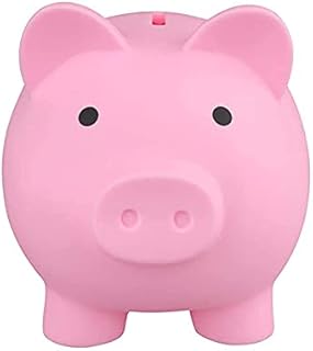 JINGLING Cute Piggy Bank, Pig Money Bank Coin Box For Saving Coins Novelty Pig Coin Bank As For Kids Friends Adults At Christmas New Years Birthday