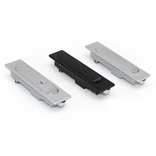 Serrure rebondissante MS730 noir mat pour boîtier de distribution électrique - 3