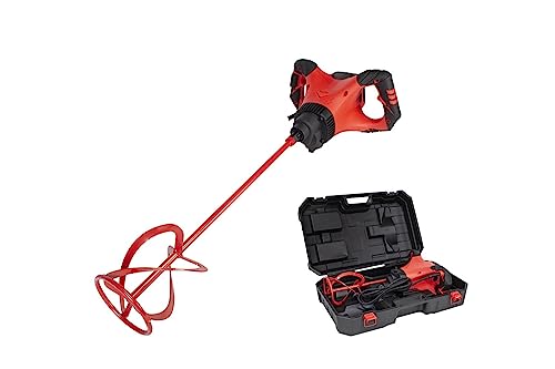 RUBI 26974 |Mezclador Eléctrico 1800W | Mezclado de Adhesivos, Cementosos, Resinas, Pinturas …| Evita creación de burbujas y/o grumos | RUBIMIX-9 SUPERTORQUE + MALETA| 230V 50/60Hz