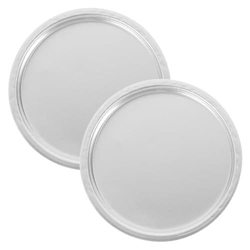 FELTECHELECTR 2 Bandejas de Aluminio para Pesaje de Básculas Digitales Bandejas para Pesaje de Joyería Gemas de Imitación para Balanzas Electrónicas