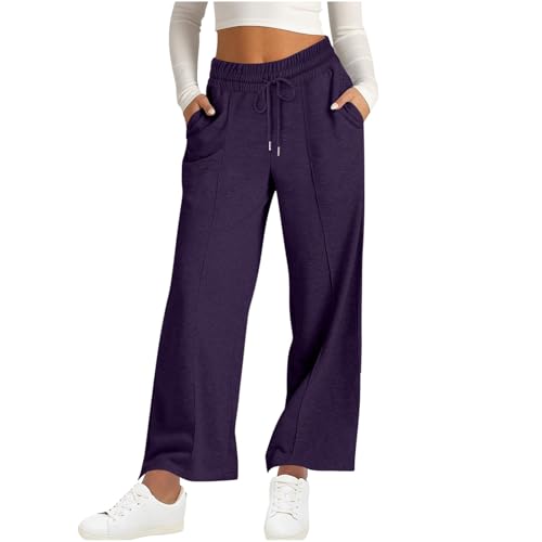 Wide Leg Sweatpants Women High Waisted Baggy Joggers Loose Fit Athletic Sweatpants Soft Lightweight Joggers 2025