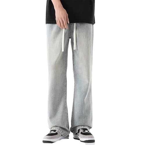 Men's Summer Jeans Loose American Style Pants