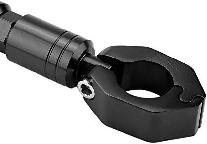 Miniatura 9 de Barra de equilibrio de motocicleta universal 0.866 in aleación de aluminio equilibrio moto manillar cruz accesorios de moto (negro)