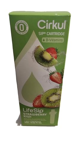 Cirkul GoSip Kiwi Berry Flavor Cartridge, Drink Mix, 1-Pack
