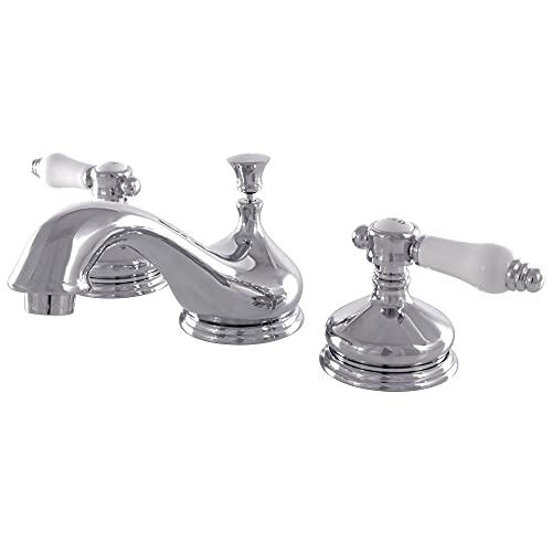 Kingston Brass KS1161BPL Bel-Air Widespread Bathroom Faucet, 5-1/2" In Spout Reach, Polished Chrome