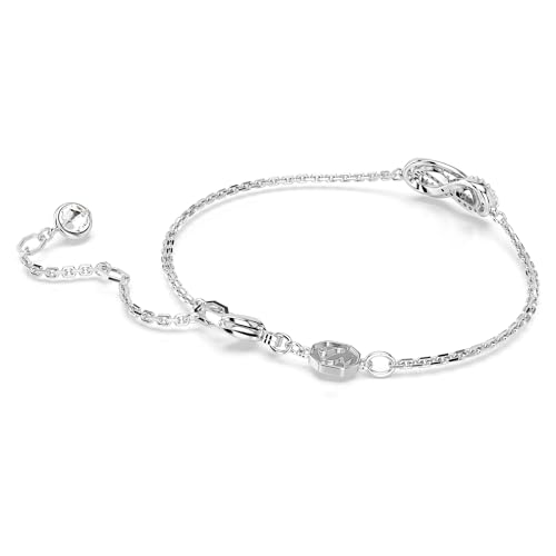 Swarovski Hyperbola Bracelet, Clear Infinity Motif Adorned with a Pavé of Crystals in a Rhodium-Finished Setting, Part of the Hyperbola Collection4