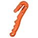 KiBcsLic ダイビングラインカッターロープカッター安全ナイフコンパクトでポータブルなツール吊り下げ穴付き, Orange