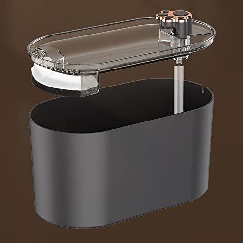 Fuente de agua automática para gatos Luqeeg color gris miniatura 5