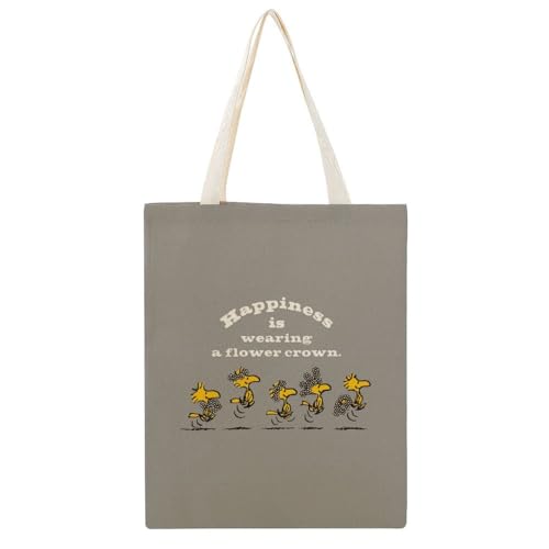 スヌーピー ウッドストックプリント エコバッグ 軽量大