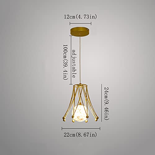 Plafond lampe suspendue LED pour éclairage de bar et décoration chambre
