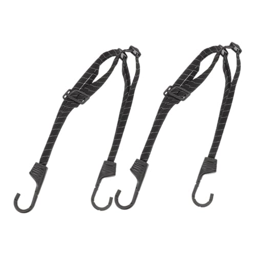 ULTECHNOVO 2pcs Elastic Bike Bungee Straps for Motorcycle Luggage Durable Cord Tie Downs for Secure Attachment Versatile Travel for Bikes Motorcycles