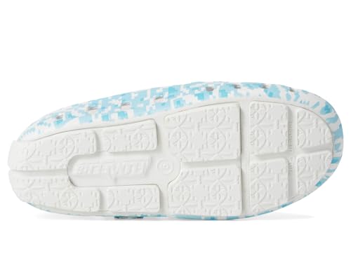 Image of Floafers Kids Unisex Prodigy Driver Print (Big Kid) Digital Water /White 4 Big Kid M