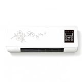 Virellandra Wall Mounted Air Conditioner No Window, 2 in 1 Portable Cooling and Heating Smart Mini Ac Unit, Ductless Air Conditioner Fan with Remote Control for Bedroom Garage Office(Red)