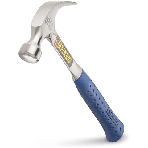 Estwing 16-Ounce Claw Hammer with Cushion Grip Cover