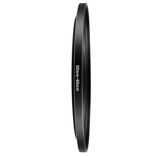 Image of 82-95mm Step-Up Ring Adapter, 82mm to 95mm Step Up Filter Ring for 82mm Lens Install 95mm ND CPL UV Camera Lens Filter(82mm-95mm)