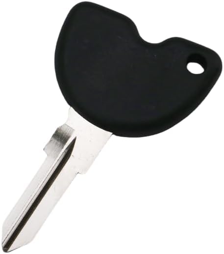Motorcycle Uncut ignition Key For Piaggio 3VTE Fly 125 200 250 300 GTV LXV150 GTV250 GTS GTS300 GTS250 (Black)