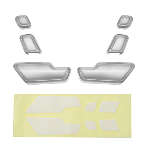 Il set include 2 pulsanti di regolazione del poggiatesta, 2 pulsanti di regolazione dello schienale del sedile, 2 pulsanti di regolazione dell'altezza del sedile, con nastro biadesivo.