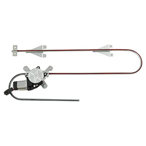Image of TRQ Front Driver Side Power Window Motor and Regulator Assembly Power One Touch Compatible with 06-15 Kenworth T800 with Daylight Doors 06-19 W900 Daylight Doors 14-18 T680