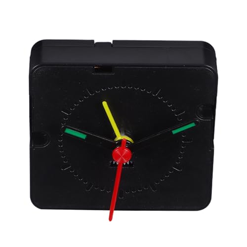 HONMEET Ricambio Versatile per Riparazioni e Creazioni Orologi in Nero in al Quarzo Meccanismo Accessorio Fai da Te per Orologio per Orologi Piccoli da Muro