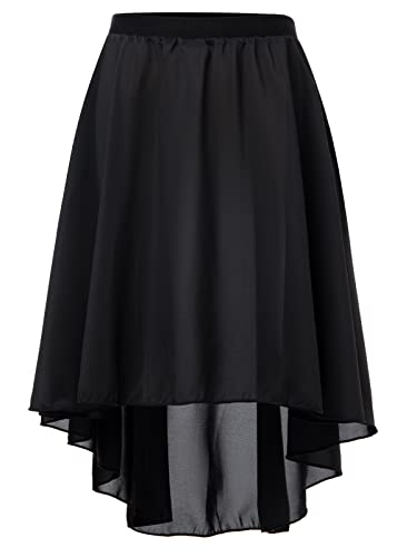 Foto von Damen Ballett Wickelrock Tanz Rock Chiffon Ballettrock Tanzröcke Sheer Wickelrock Ballett Tanz Dancewear